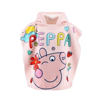 Peppa Pig beach towel poncho 55x110 cm (Fast Dry)