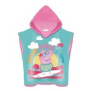 Peppa Pig Sunshine beach towel poncho 55x110cm (fast dry)
