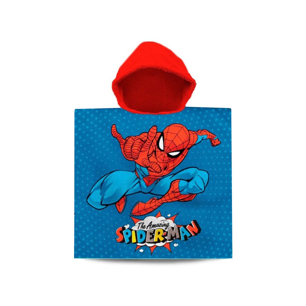 Spiderman Amazing beach towel poncho 60x120 cm