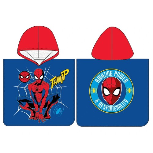Spiderman Responsibility beach towel poncho 50x115 cm