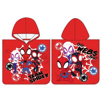 Spiderman Team Spidey beach towel poncho 50x115 cm
