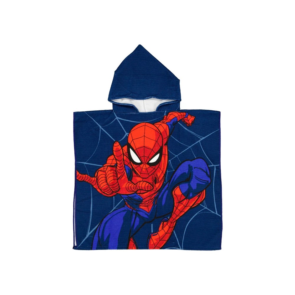 Spiderman beach towel poncho 60x120 cm (Fast Dry)