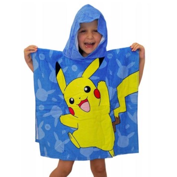 Pokémon Blue beach towel poncho 60x120 cm