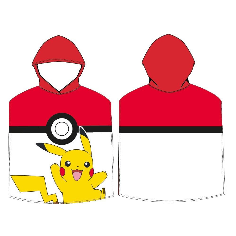 Pokémon Pokeball beach towel poncho 50x115 cm
