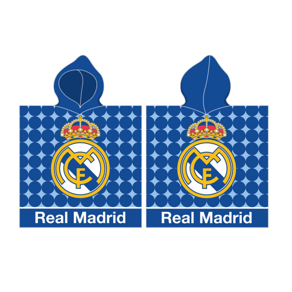 Real Madrid Los Blancos beach towel poncho 55x110 cm (Fast Dry)
