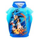 Sonic the Hedgehog Speed beach towel poncho 55x110 cm (Fast Dry)