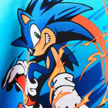 Sonic the Hedgehog Speed beach towel poncho 55x110 cm (Fast Dry)