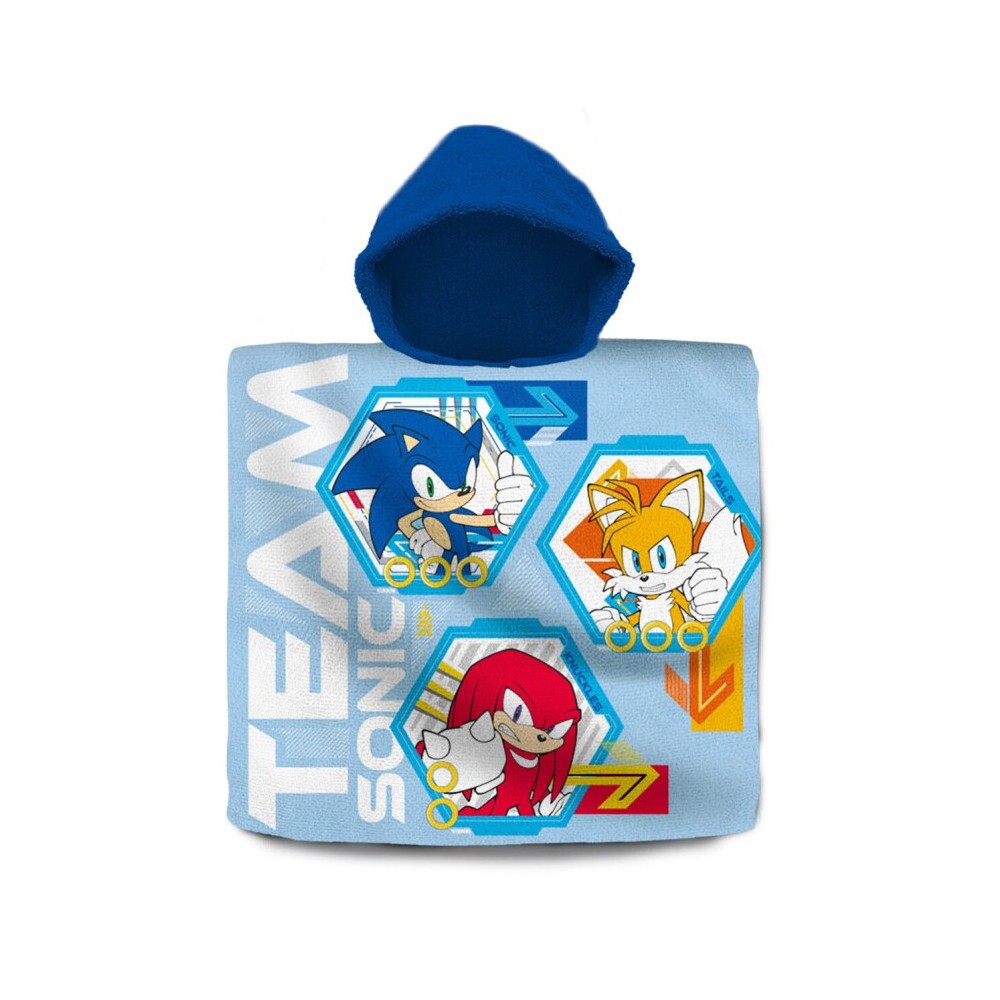 Sonic the Hedgehog Team Sonic the Hedgehog beach towel poncho 60x120 cm