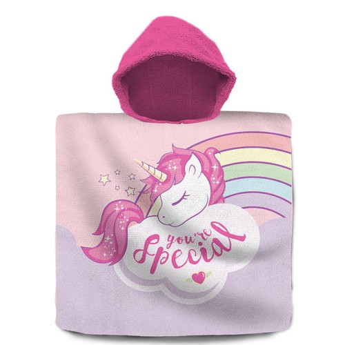 Unicorn Special beach towel poncho 60x120 cm