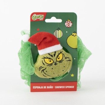 The Grinch Mischief 3D bath sponge, bath pouf
