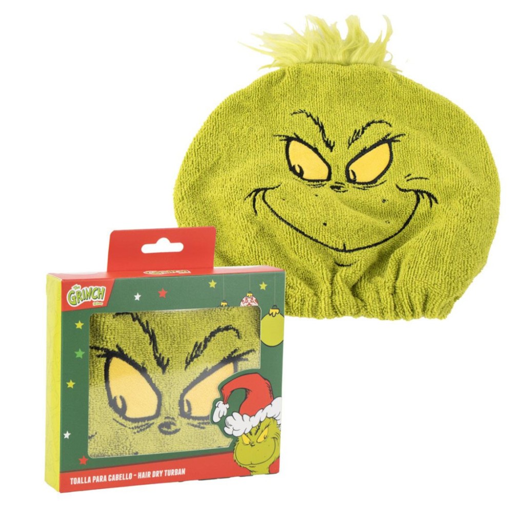 The Grinch Mischief hair towel