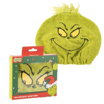 The Grinch Mischief hair towel