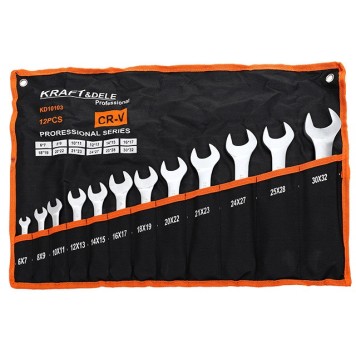 Klucze Dwustronne Zestaw 12el. 6-32mm KD10103