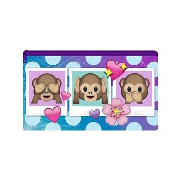 Emoji  Dots kids toiletry bag, pencil case