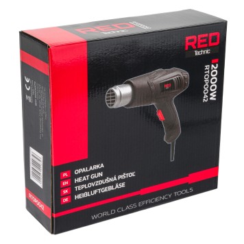 OPALARKA ELEKTRYCZNA 2 BIEGI 4 DYSZE 600C 2000W RTOP0042