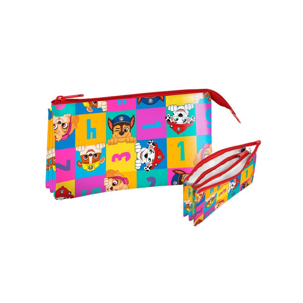 Paw Patrol kids vanity bag, pencase with 3 compartments