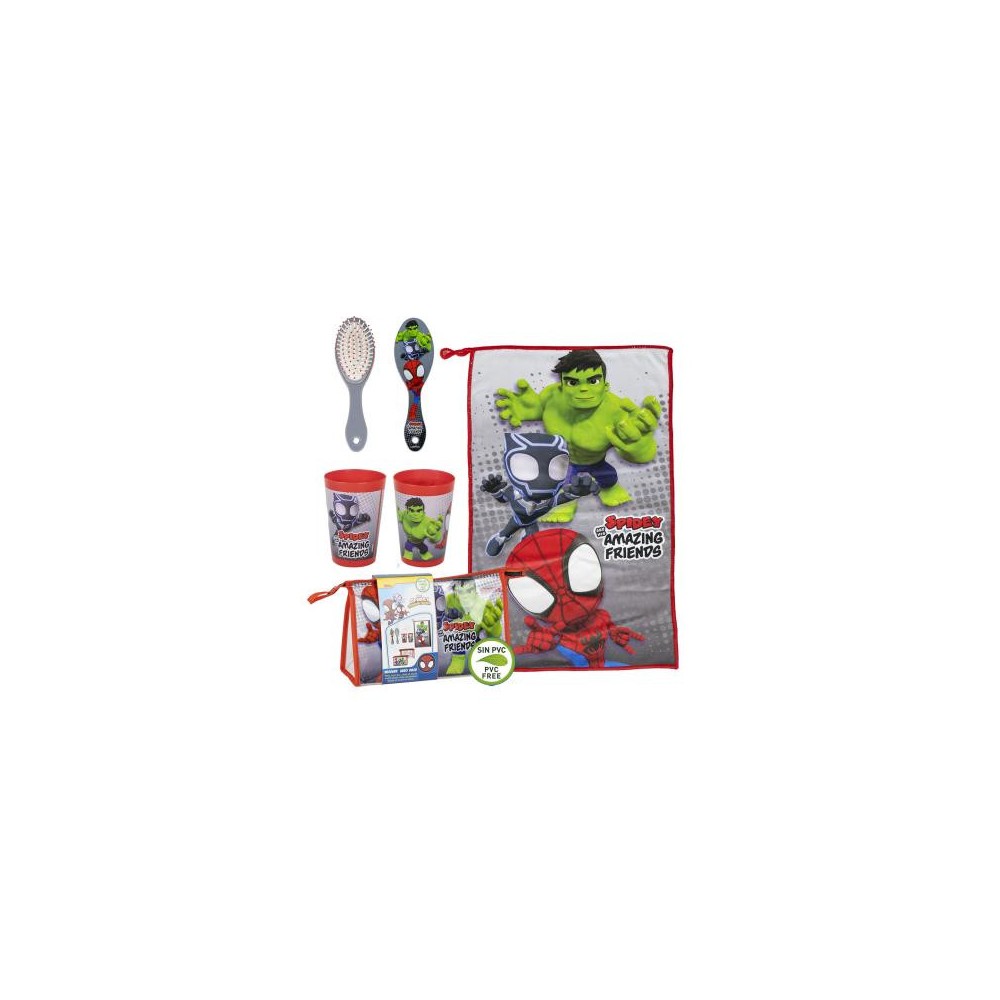 Spiderman Spidey cleanliness kit set