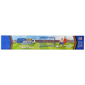 Football Net soccer goal set with ball