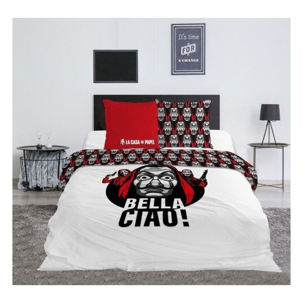 Money Heist Ciao double, double duvet cover 200×200cm, 65x65 cm