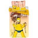 The Simpsons Beach bedding set 140×200cm, 70×90 cm