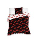 AC/DC satin bedding set 140×200cm, 70×90 cm