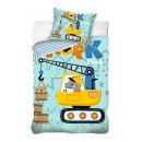 Animals Rhinoceros Work bedding set 140×200cm, 70×90 cm