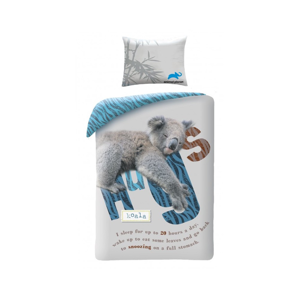 Animal Planet Koala Hugs bedding set 140×200cm, 70×90 cm