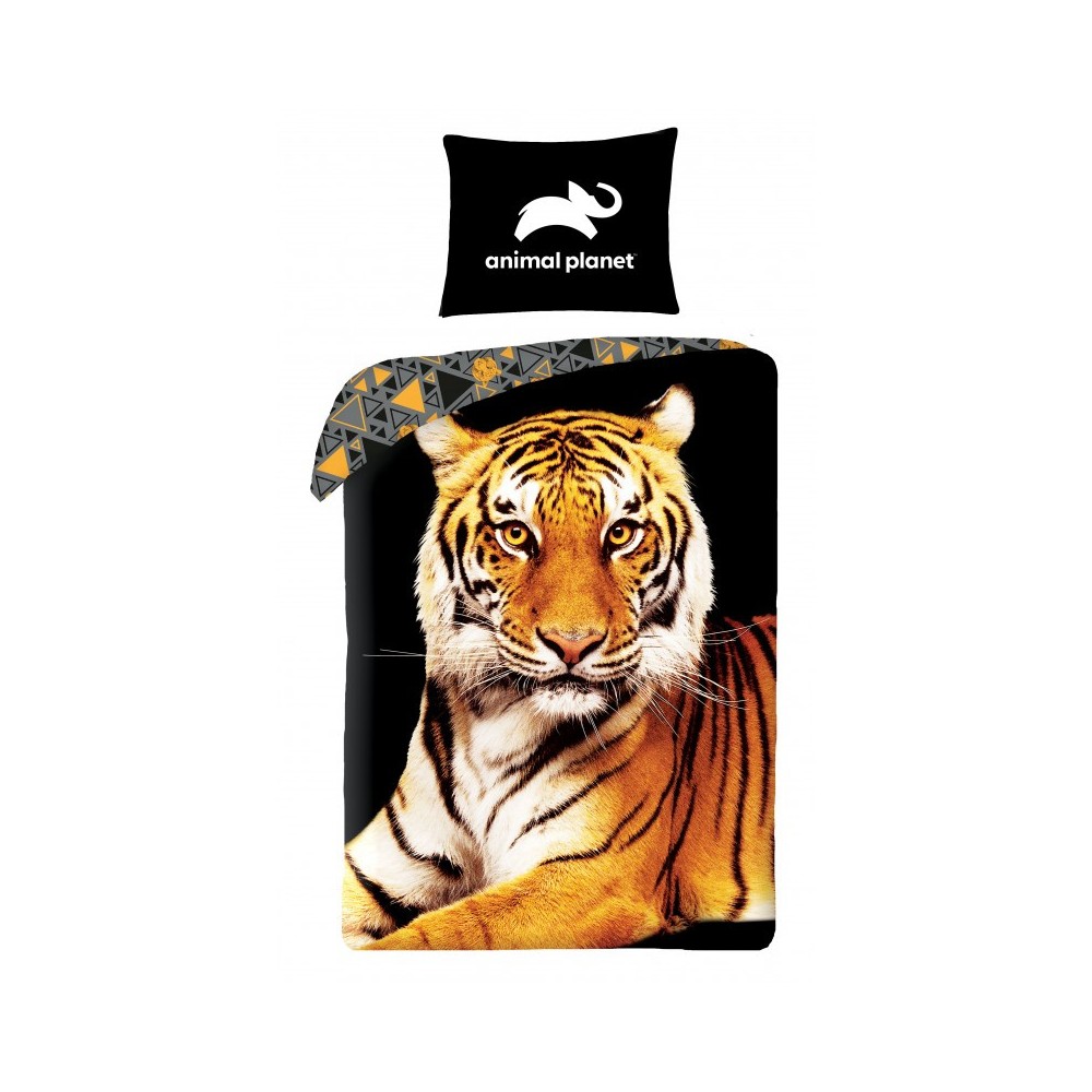 Animal Planet Tiger bedding set 140×200cm, 70×90 cm