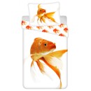 Fish Golden Bedding Set 140×200cm, 70×90 cm