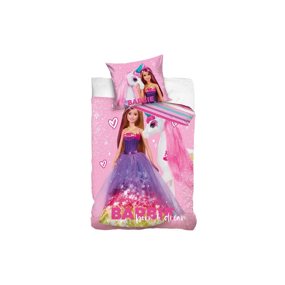 Barbie Dream bedding set 140×200cm, 70x90 cm