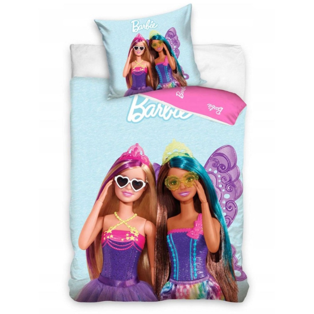 Barbie Wings bedding set 140×200cm, 70×90 cm