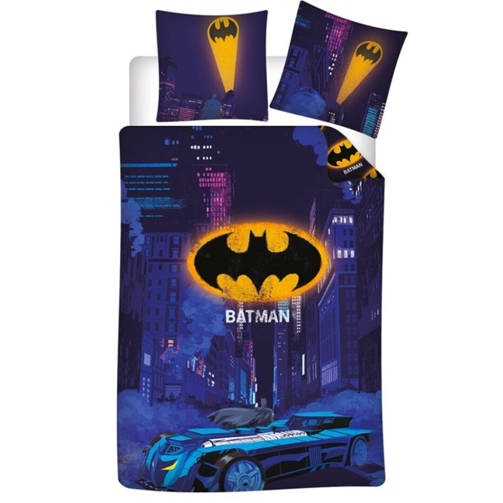 Batman bedding cover 140×200cm, 65x65 cm