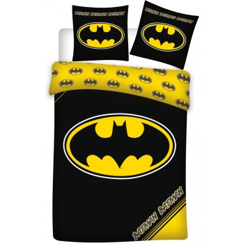 Batman bedding set Logo 140×200cm, 70×90 cm