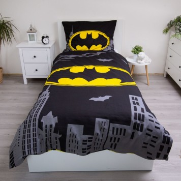Batman The Emblem Bedding Set 140×200cm, 70x90 cm