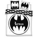 Batman White double, double duvet cover 240×220cm, 65x65 cm