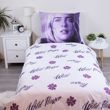 Billie Eilish Wild Flower bedding set 140×200cm, 70×90 cm