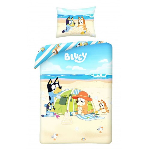 Bluey Beach bedding set 140×200cm, 70x90 cm