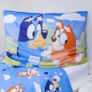 Bluey Happy Family bedding set 140×200cm, 70x90 cm