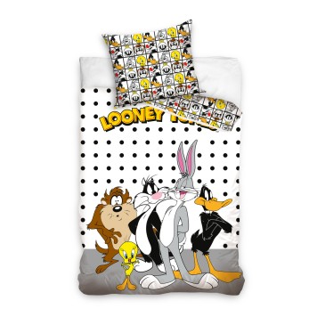 The Looney Tunes Classic Characters bedding cover 140×200cm, 60x70 cm