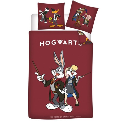 The Looney Tunes Hogwarts bedding set 140×200cm, 65×65 cm
