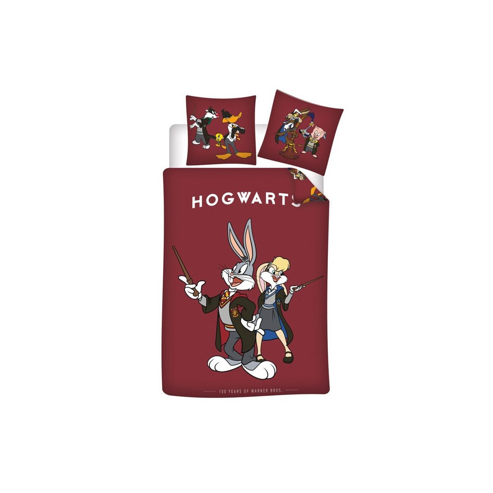 The Looney Tunes Hogwarts bedding set 140×200cm, 65×65 cm