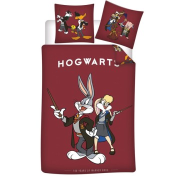The Looney Tunes Hogwarts bedding set 140×200cm, 65×65 cm
