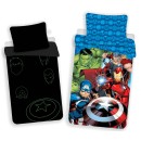 Avengers Assemble Glow in the Dark Bedding Set 140×200cm, 70x90cm