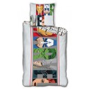 Avengers Avengers Marvel Heroic Squad Bedding Set 140×200cm, 63×63 cm microfibre