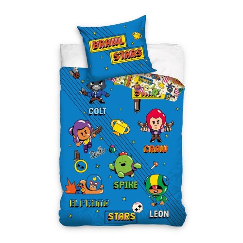 Brawl Stars Heroes bedding cover 140×200cm, 70x90 cm