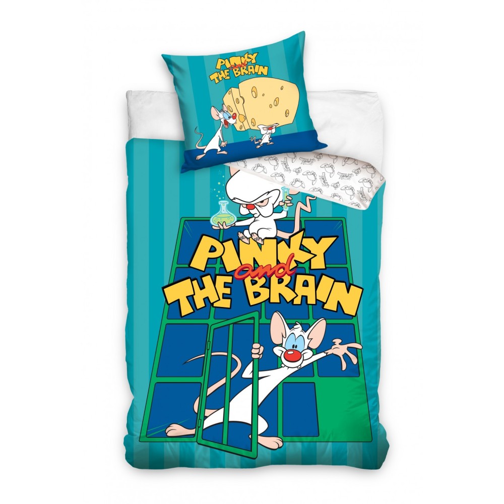 Pinky and the Brain Labs bedding cover 140×200cm, 70×90 cm