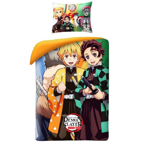 Demon Slayer Hunters bedding set 140×200cm, 70×90 cm
