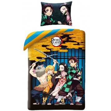 Demon Slayer The Team bedding set 140×200cm, 70×90 cm