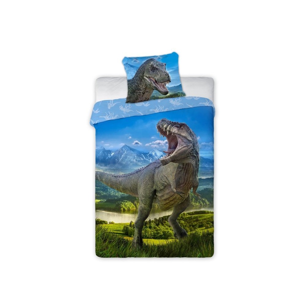 Dinosaur T-Rex Bedding Set 140×200cm, 70×90 cm