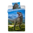 Dinosaur T-Rex Bedding Set 140×200cm, 70×90 cm
